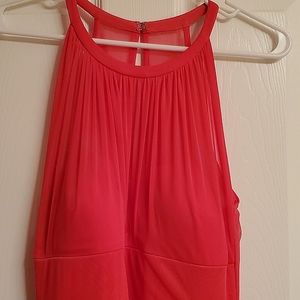 Coral bridesmaids dress or formal (long)